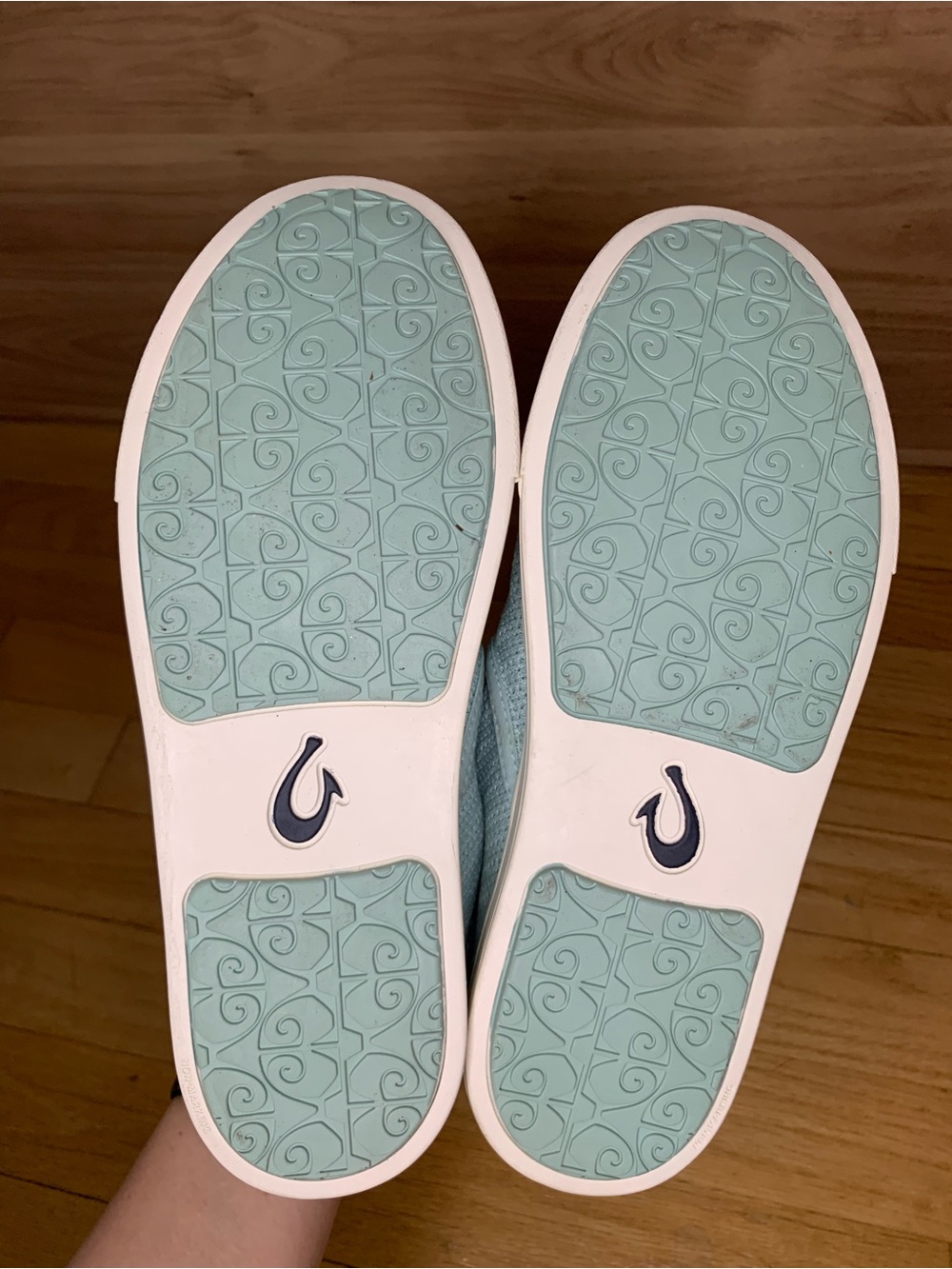 OluKai Pehuea Light Blue Women's Slip-On Shoes - Size 7 - Picture 6 of 7
